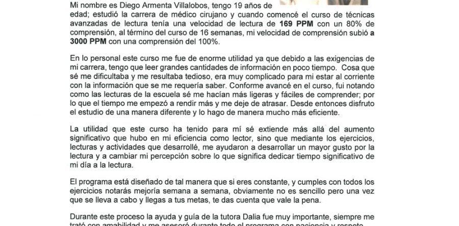 Diego A. V. Estudiante de Medicina