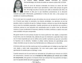 María M. S. Licenciada Químico Farmacobiología