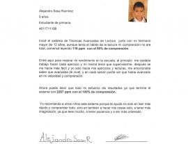 Alejandro S. R. Estudiante de Primaria