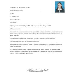 Adalivia F. S. – Lic. en Educación