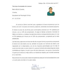 María M. E. Estudiante de Psicología Clínica