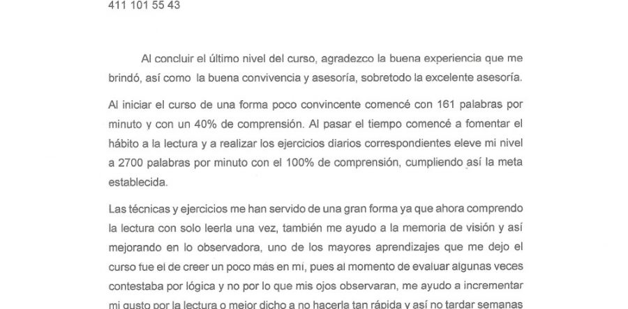 María M. E. Estudiante de Psicología Clínica