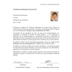 Fernando R. S. Estudiante de Secundaria