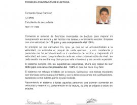 Fernando R. S. Estudiante de Secundaria