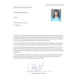 Karina Isabel G. C. Psicóloga clínica y Docente