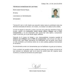 María Isabel G. R. Licenciatura en Administración