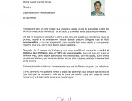María Isabel G. R. Licenciatura en Administración