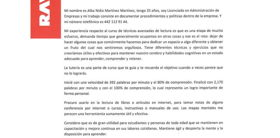 Alba Nidia M. M. – Lic. Admon de Empresas