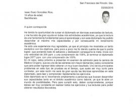 Issac Esaú G. R. Bachillerato