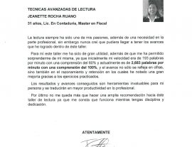 Jeanette R. R. Lic. En Contaduría, Master en fiscal