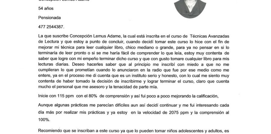 Concepción L. A. Pensionada