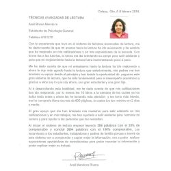 Areli R. M. Estudiante de Psicología General
