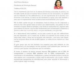 Areli R. M. Estudiante de Psicología General