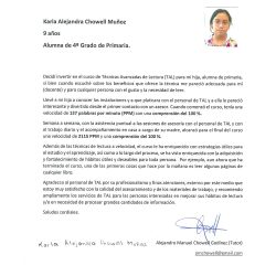 Karla Alejandra C. M. – Alumna 4to de primaria