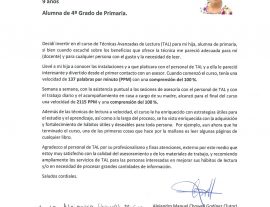 Karla Alejandra C. M. – Alumna 4to de primaria