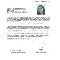 Ariadna Camila M. G. – Estudiante de Bachillerato