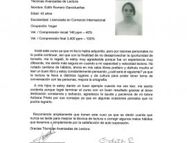 Edith Romero G. – Lic. en Comercio Internacional