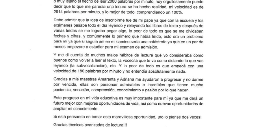 Valeria G. Guerrero Pérez – Estudiante de Secundaria