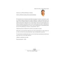 MA. ELVA LOPEZ ORTEGA – AUXILIAR DE ENFERMERÍA