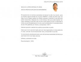 MA. ELVA LOPEZ ORTEGA – AUXILIAR DE ENFERMERÍA
