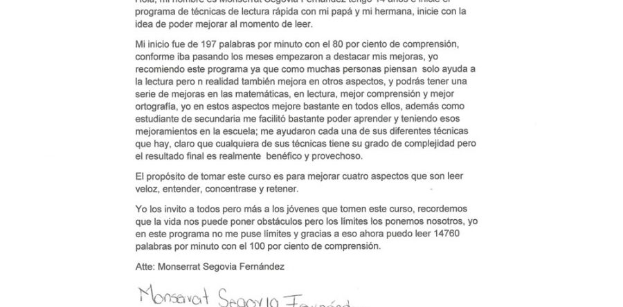 Monserrat Segovia Fernández – Estudiante