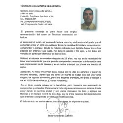 Javier Arredondo Gamiño – Estudiante de Administración