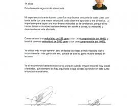 Carlos Camarena – Estudiante de Secundaria