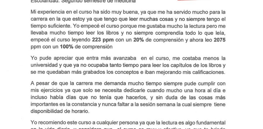 Marcos Javier Romero V. – Estudiante de Medicina