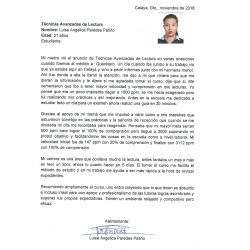 Luisa Angélica Paredes P. – Estudiante