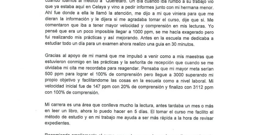 Luisa Angélica Paredes P. – Estudiante