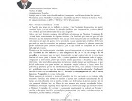 Francisco Javier González Córdova – Licenciado en Derecho